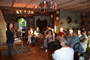 La vigne avec le groupe