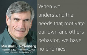 Marshall Rosenberg when we understand... ennemies