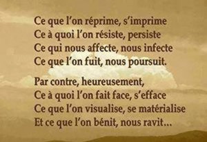 ce que l'on réprime s'imprime... citation