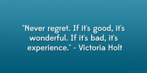 never regret.. victoria holt